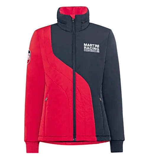 Women’s cargo jackets for utilitarian style -Porsche Women's Padded Jacket - Martini Racing