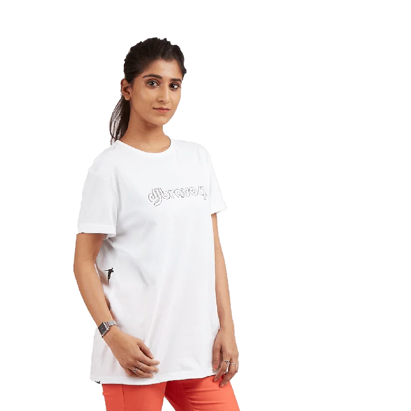 Women’s drop-shoulder tops for relaxed chic -djbravo47 Women’s White - AOP Printed T-shirt