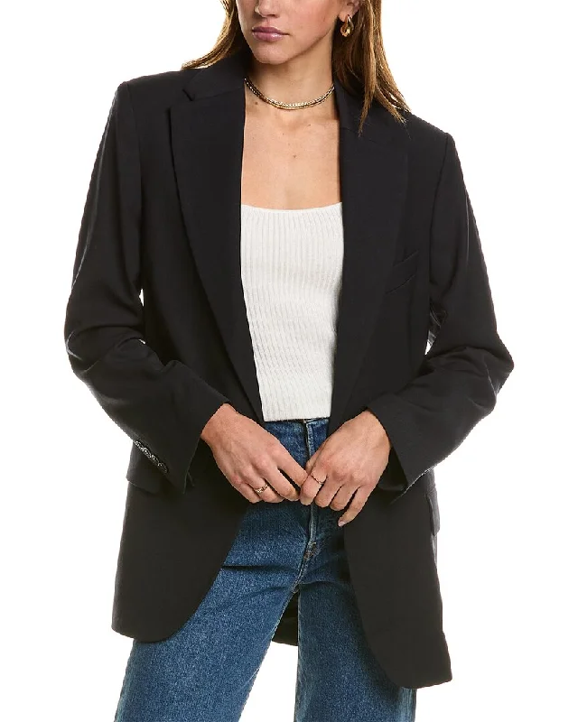 Women’s plaid jackets for trendy style -Reiss Fiona Blazer