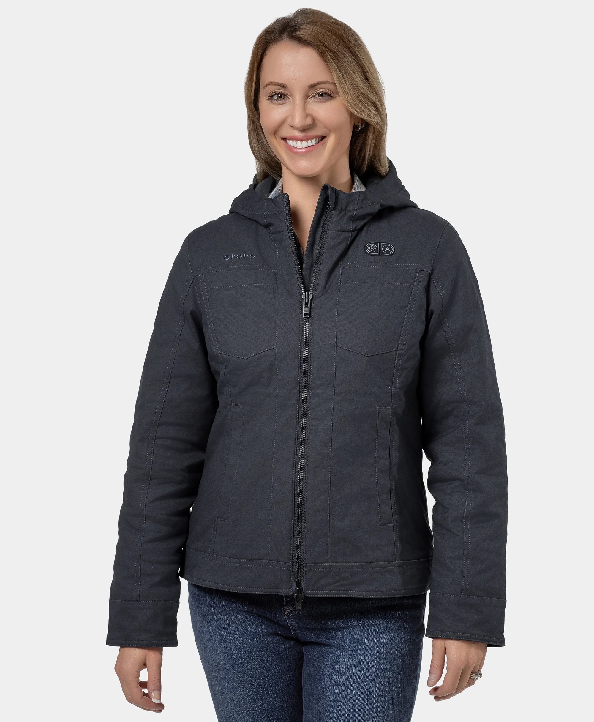 Women’s hooded jackets for casual comfort -Cheyenne Women's 5-Zone Dual-Control Heated Canvas Jacket