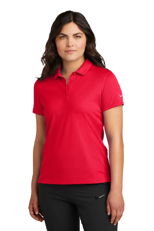 Women’s oversized graphic tees for bold fashion -Nike Womens Victory Dri-Fit Moisture Wicking Short Sleeve Polo Shirt - University Red