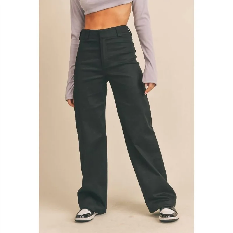 Women’s high-waisted pants for flattering fit -Cargo Pant In Teal