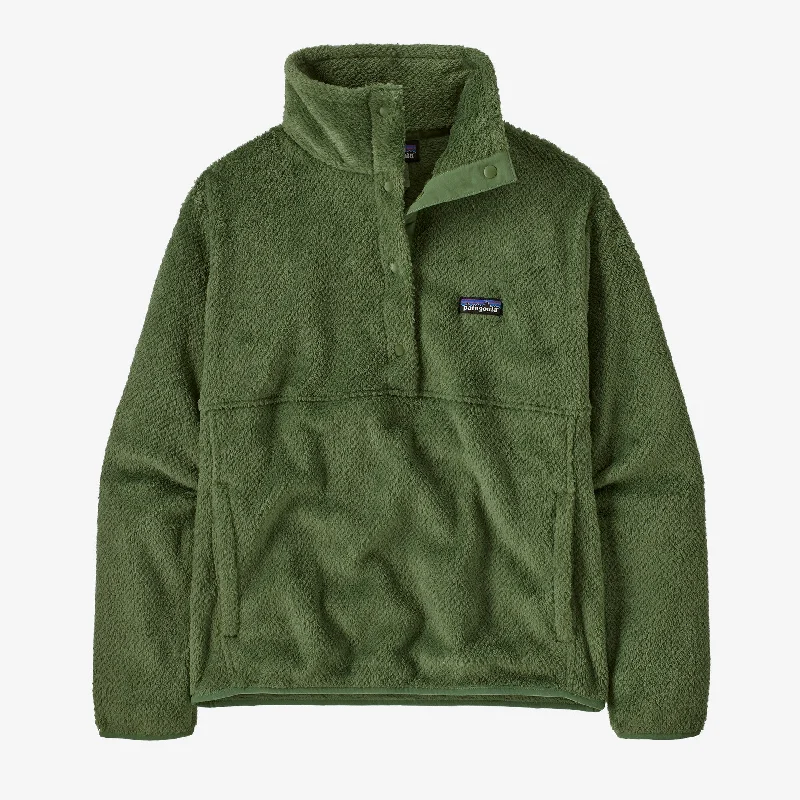 Women’s military-style jackets for bold looks -Patagonia Re-Tool Half Snap P/O Jacket-Terrain Green