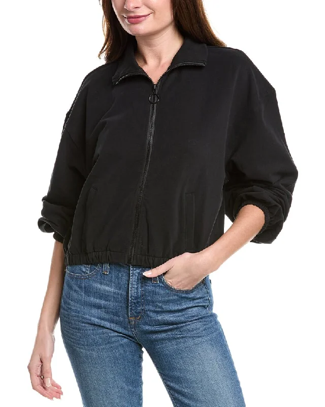 Women’s button-down jackets for chic layering -POINT Brushed Jacket