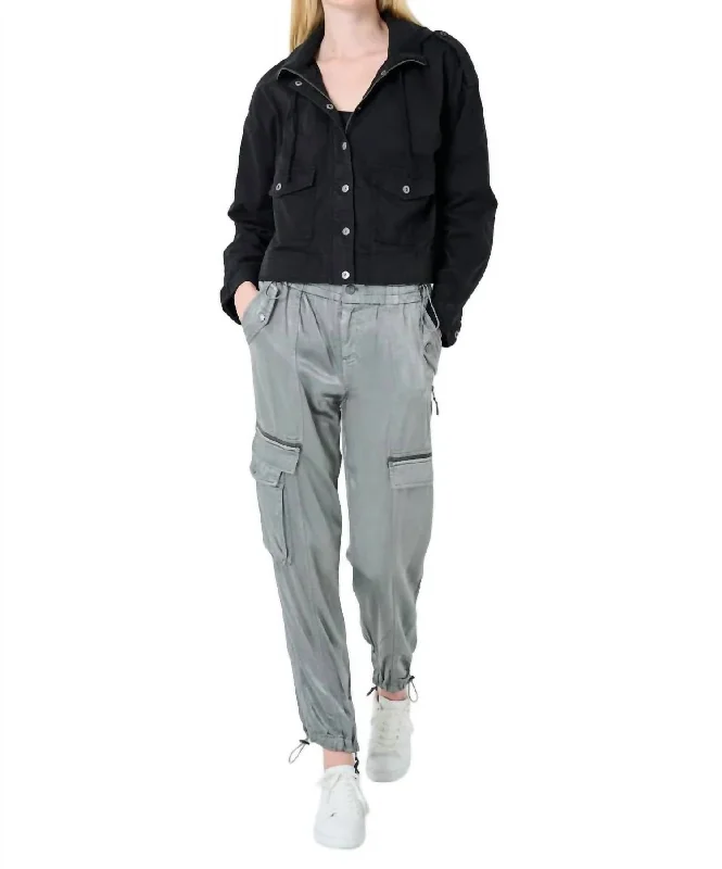 Women’s biker pants for rugged look -Nyra Pant In Fossil