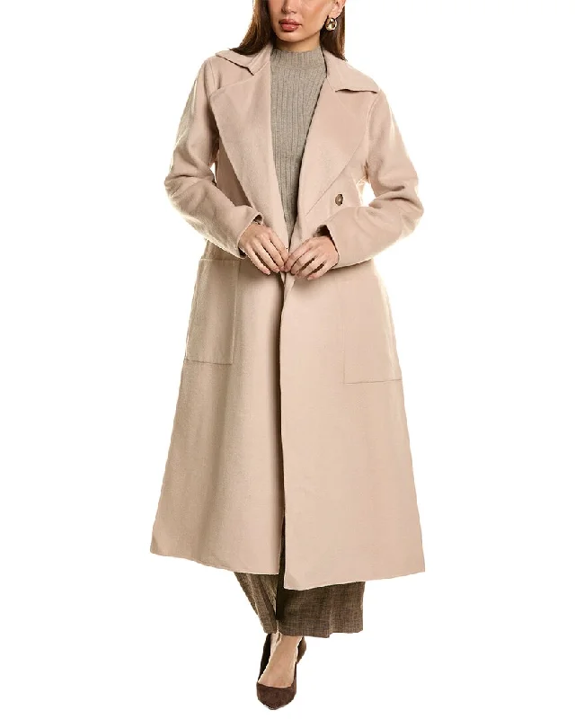 Women’s winter coats for snow season -Reiss Sasha Wool-Blend Coat