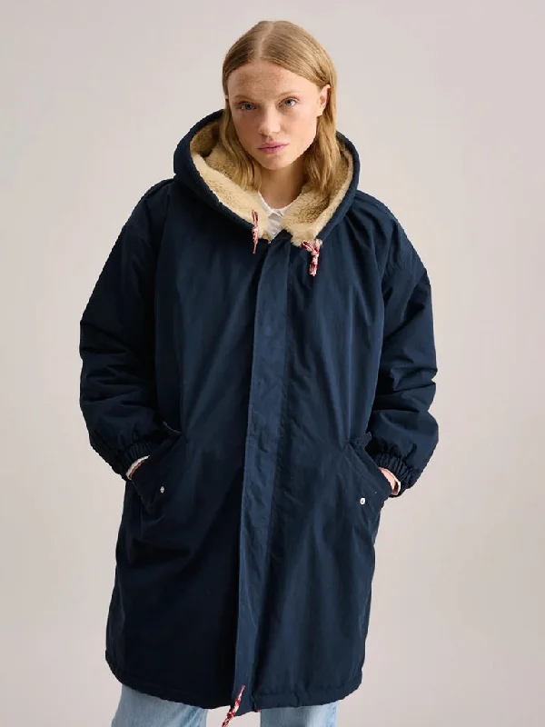 Women’s plaid wool jackets for cozy autumn looks -Bellerose Laos Classic Coat in America