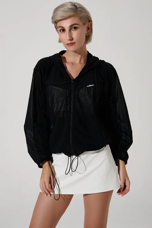 Women’s rainproof jackets for unpredictable weather -Valencia Jacket - Black