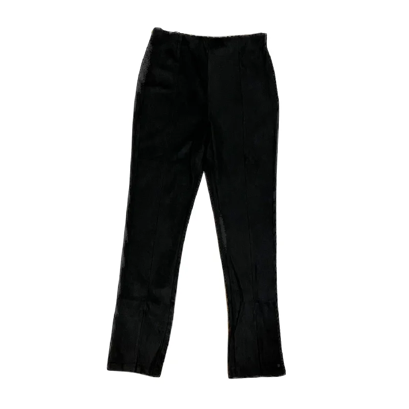 Women’s fleece-lined pants for winter warmth -Women's On The Side Suede Pant In Black