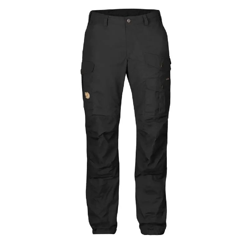 Women’s tapered jeans for modern look -Fjallraven Womens Vidda Pro Trousers Regular Black / Black