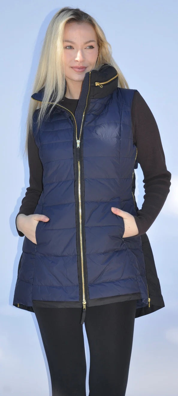 Women’s stylish fall jackets for layering in autumn -Kara Jacket - Navy