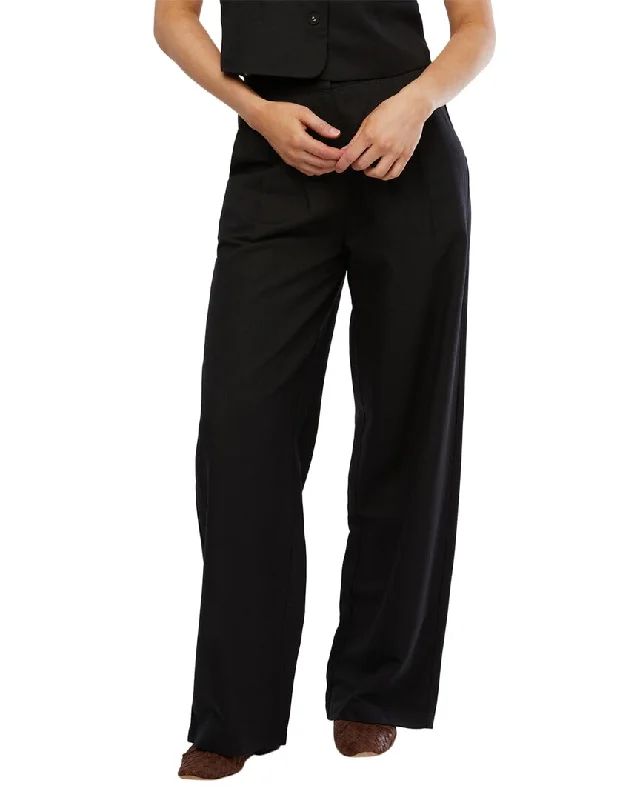 Women’s leather pants for edgy fashion -WeWoreWhat Tailored Pant