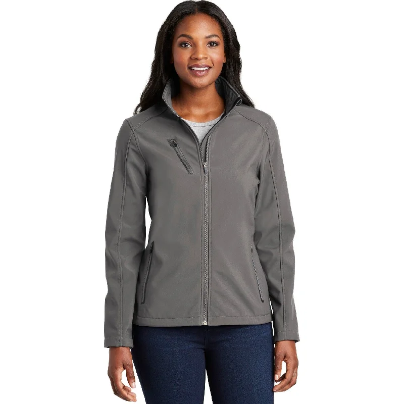 Women’s travel jackets for practical fashion -CLOSEOUT - Port Authority Ladies Welded Soft Shell Jacket