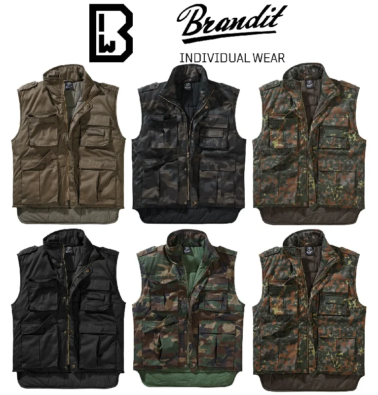 Women’s parka jackets with fur hood for extra warmth -Brandit 4014 Men's Ranger Tactical Fishing Waistcoat