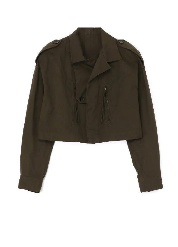 Women’s fleece-lined jackets for added comfort -SHORT ARMY JACKET