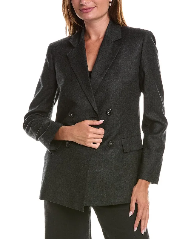 Women’s statement jackets for standout fashion -Theory Slim Wool Jacket