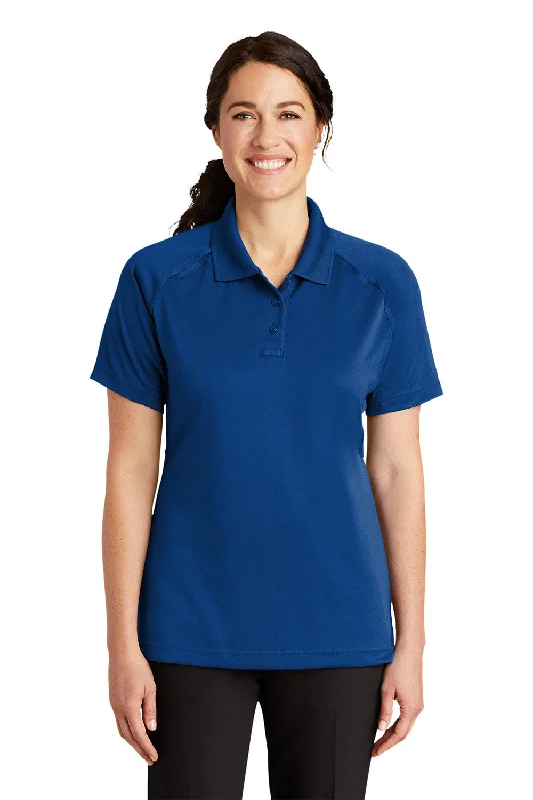 Women’s fitted tops for sleek silhouette -CornerStone Womens Select Tactical Moisture Wicking Short Sleeve Polo Shirt - Royal Blue