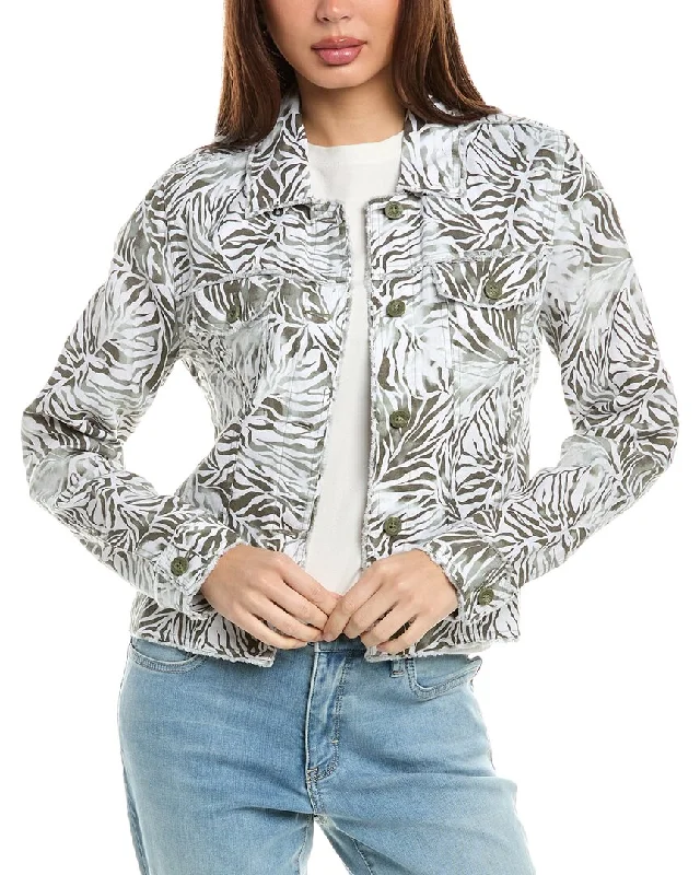 Women’s utility jackets for functional fashion -Tommy Bahama Monstera Mirage Linen Jacket