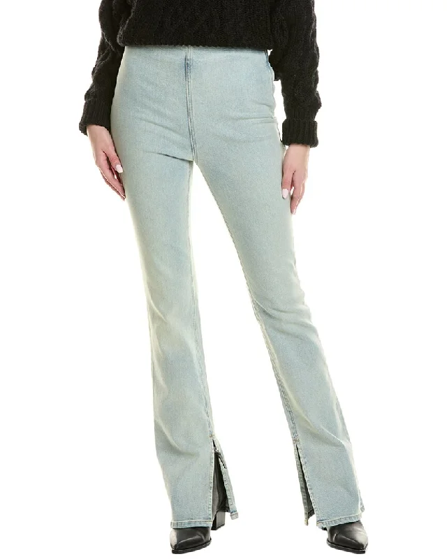 Women’s trouser pants for professional style -EB DENIM Split Hem Shoreline Jegging