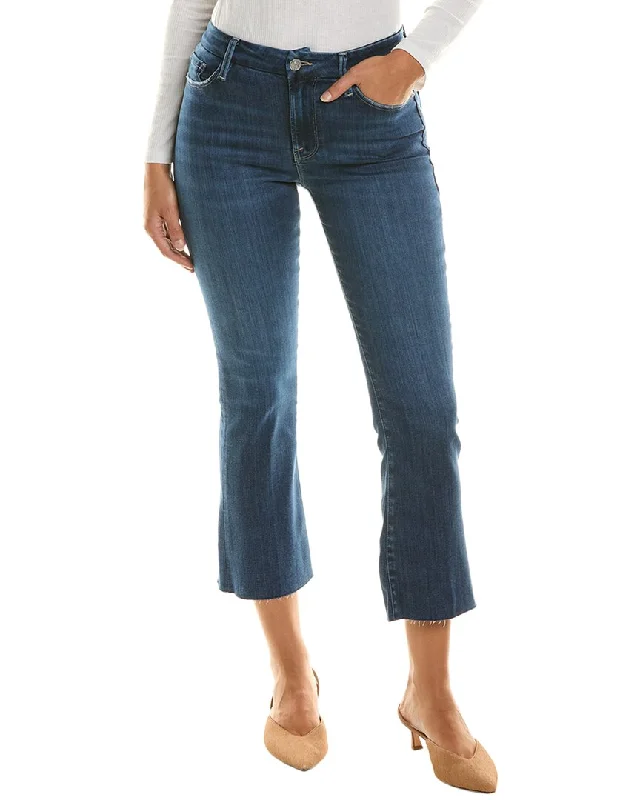 Women’s paperbag waist pants for trendy fit -FRAME Denim Le Crop  Mini Boot Jean