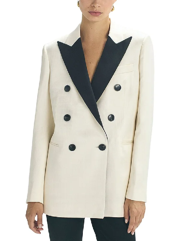 Women’s double-breasted jackets for a polished look -Reiss Vivien Blazer