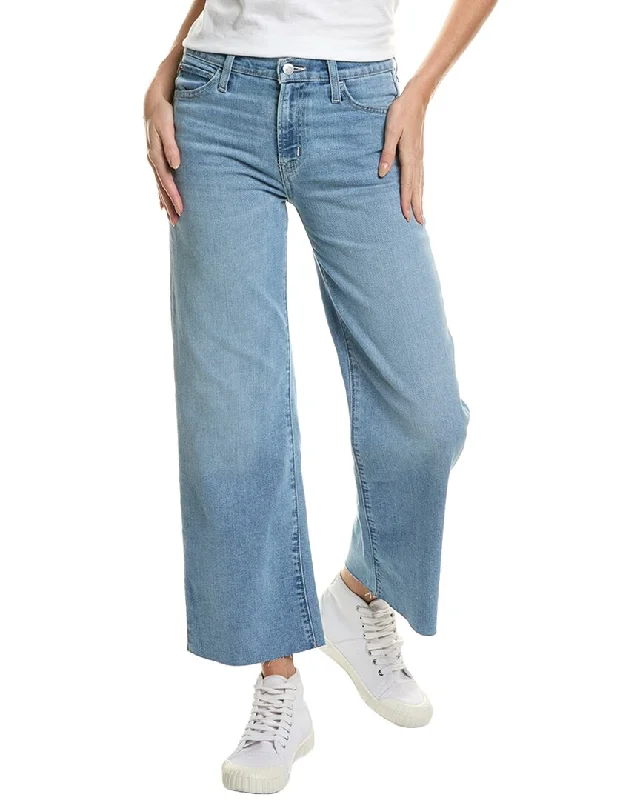 Women’s casual pants for everyday wear -HUDSON Jeans Rosalie Alki Wide Leg Jean