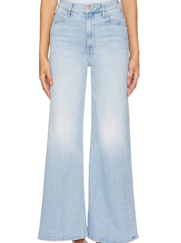 Women’s sweatpants for lounging at home -The Hustler Roller Flood Jeans In Cherie Cherie