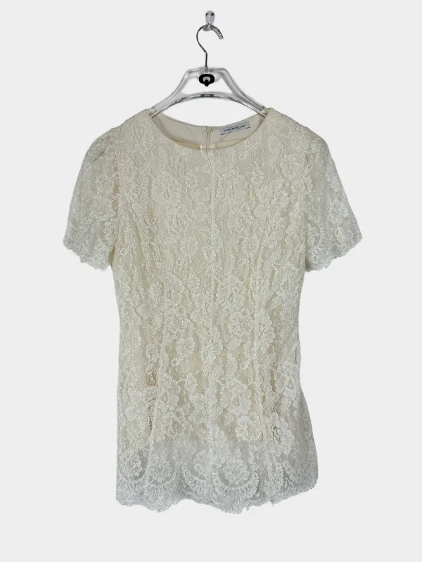 Women’s linen tops for lightweight summer style -Lace Blouse