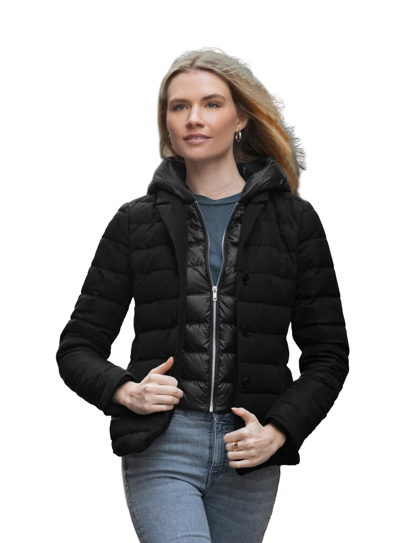 Women’s rainproof jackets for unpredictable weather -The Devon 2-1 Down Jacket