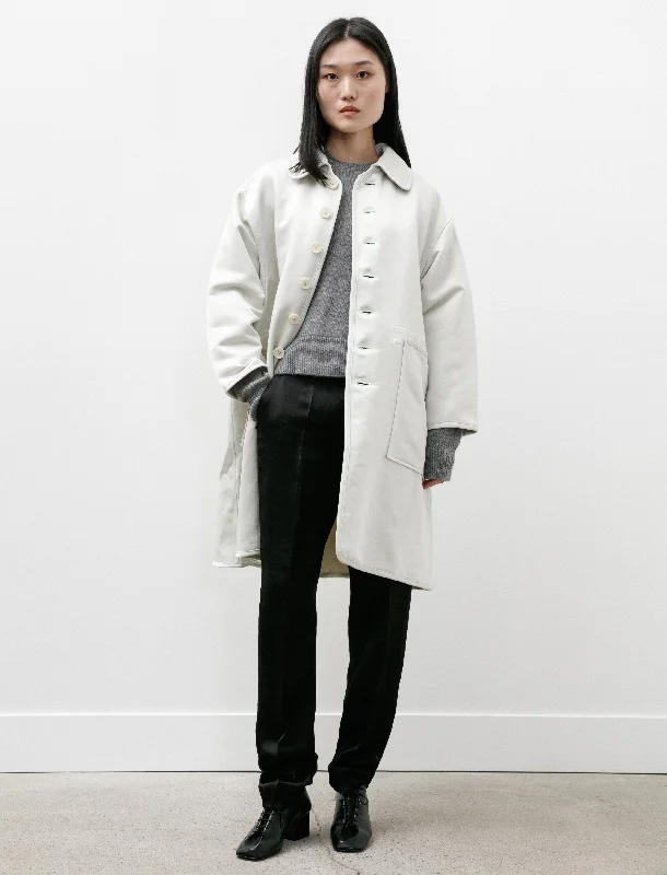 Women’s trench coats for rainy days -R17Y1 Long Double Face Coat Clay