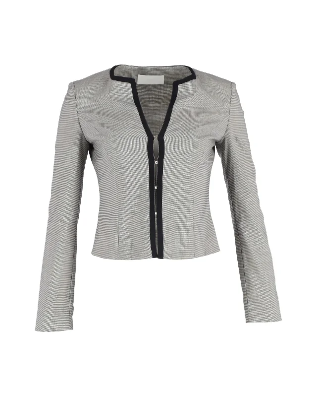 Women’s elegant jackets for evening wear -Boss Jacket in Grey Wool