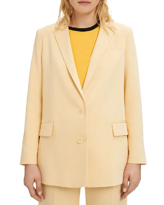 Women’s checked jackets for classic print -Maje Blazer