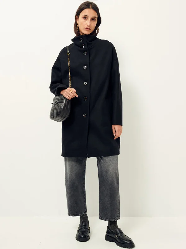 Women’s biker jackets for a bold look -Sessun Paradise Coat in Black