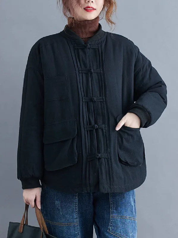 Women’s anorak jackets for functional style -Women's Comfortable Everyday Wear Stand Collar Jacket