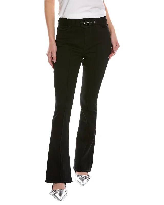 Women’s ankle pants for stylish finish -7 For All Mankind Black Ultra High-Rise Skinny Bootcut Jean