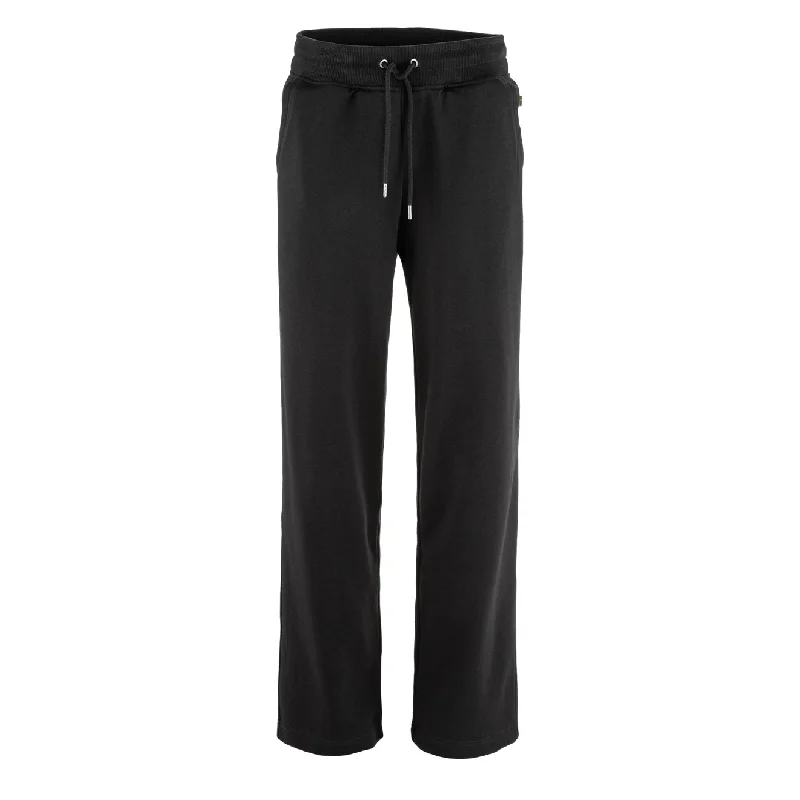 Women’s overalls pants for playful fashion -Fjallraven Womens Vardag Sweatpants Black