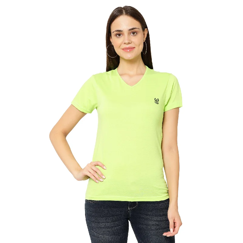 Women’s long tunic tops for relaxed fit -Vimal Jonney Green Color T-shirt For Women