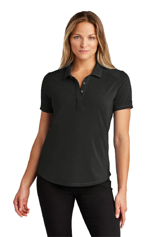 Women’s zip-up tops for sporty chic -Ogio Womens Motion Moisture Wicking Short Sleeve Polo Shirt - Blacktop - New