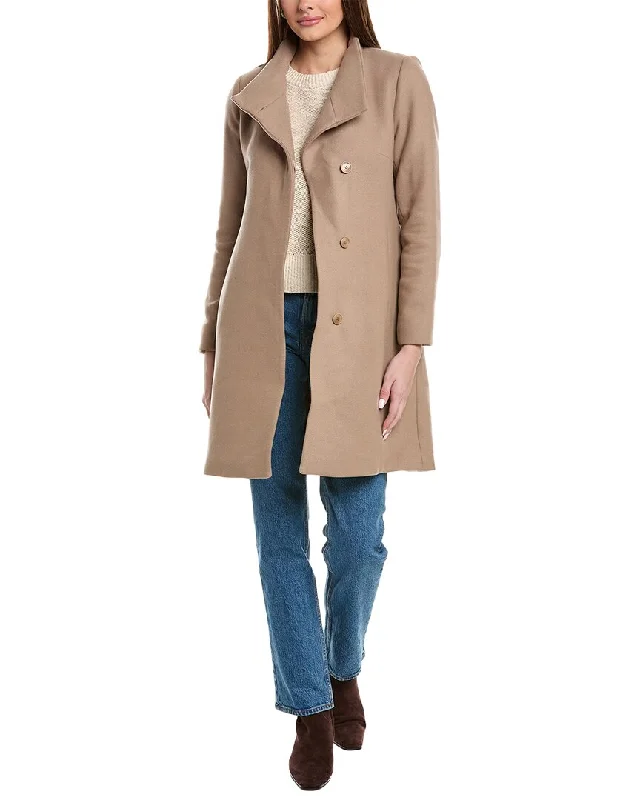 Women’s travel jackets for practical fashion -Reiss Mia Mid-Length Wool-Blend Coat