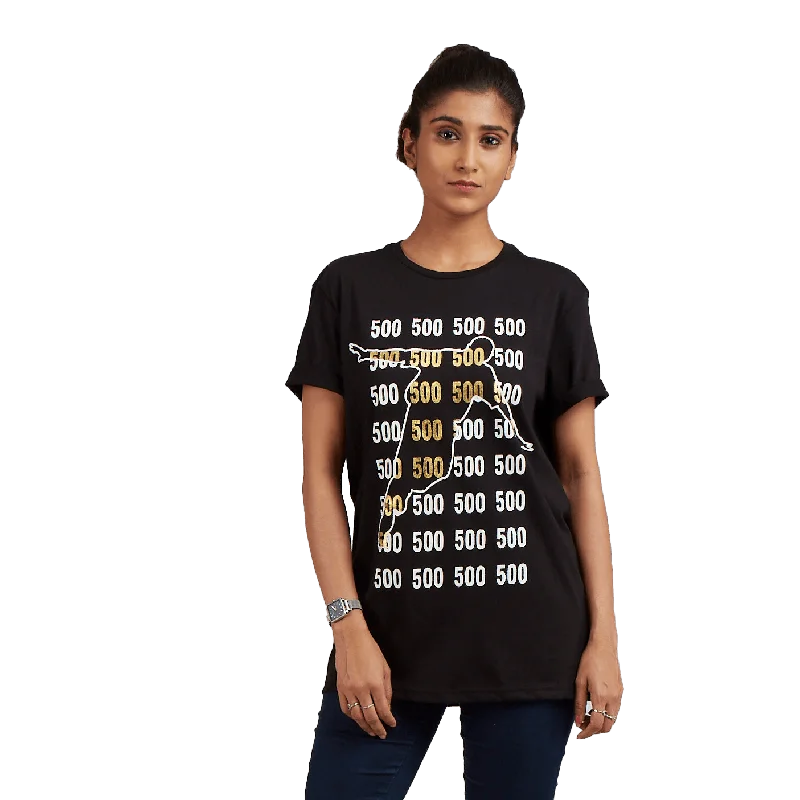 Women’s stretch tops for comfortable fit -djbravo47 Women's Black- 500 Special Edition T-shirt