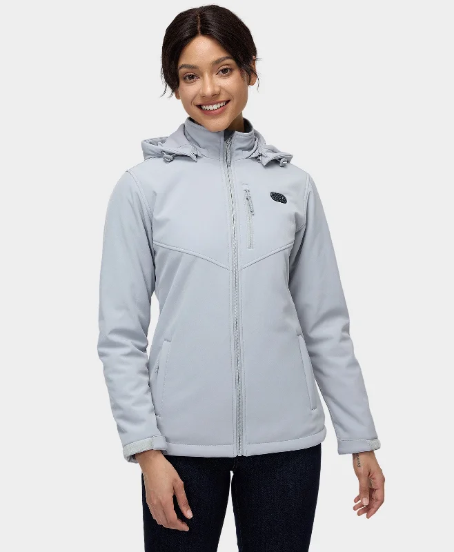 Women’s oversized jackets for relaxed fit -Women's Heated Dual Control Jacket with 5 Heating Zones (Pocket Heating)