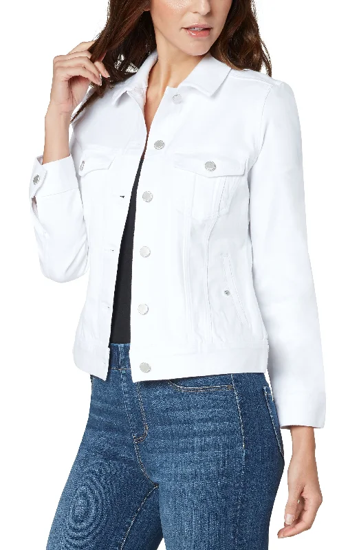 Women’s floral jackets for spring style -Classic Jean Jacket