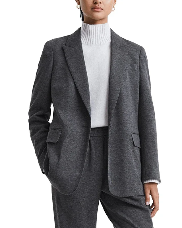 Women’s warm jackets for fall and winter -Reiss Amalie Wool Blazer