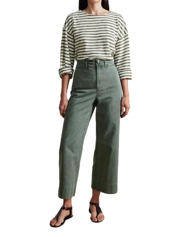 Women’s snow pants for winter activities -Chino Merida Pant In Thyme