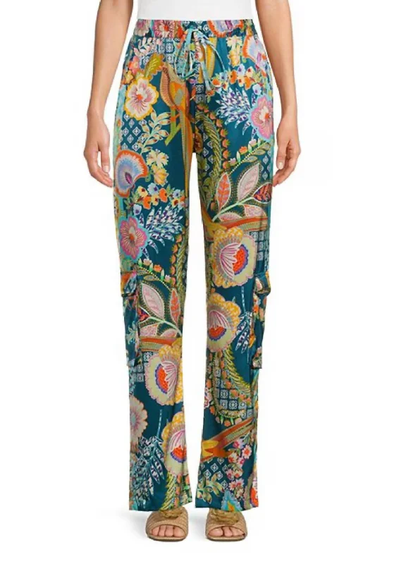 Women’s palazzo trousers for summer style -Wild Kelly Pant In Multi