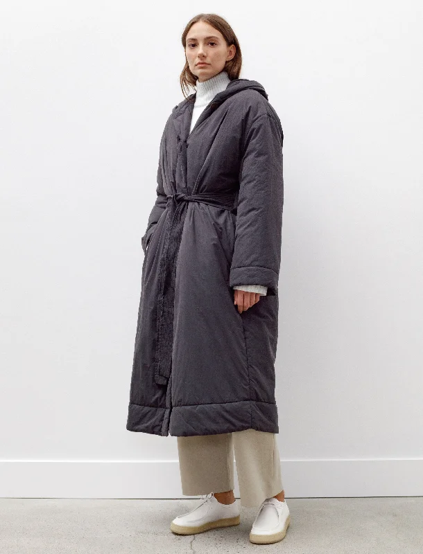 Women’s warm jackets for fall and winter -Kariba Belted Wrap Puffer Coat Black