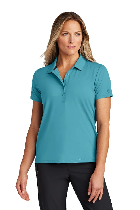 Women’s boatneck tops for casual elegance -Ogio Womens Regain Moisture Wicking Short Sleeve Polo Shirt - Fusion Blue - New