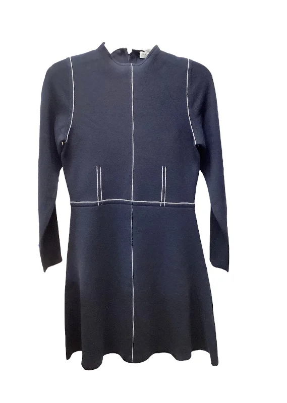 Women’s lace-up dresses for trendy look -Sandro Women’s Navy Dress 6