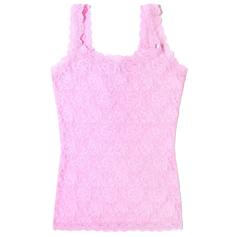 Women’s denim button-up shirts for casual chic -Signature Lace Unlined Camisole | Cotton Candy Pink