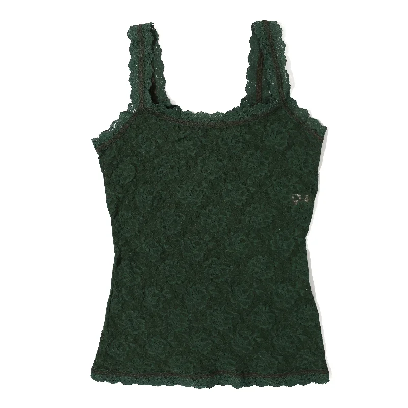 Women’s hooded crop tops for casual style -Signature Lace Unlined Camisole | Vines